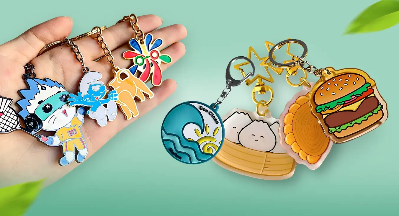Custom Key Rings & Lanyard Keychains – PVC, Enamel, Leather, Acrylic & Stainless Steel for Malaysia & Singapore